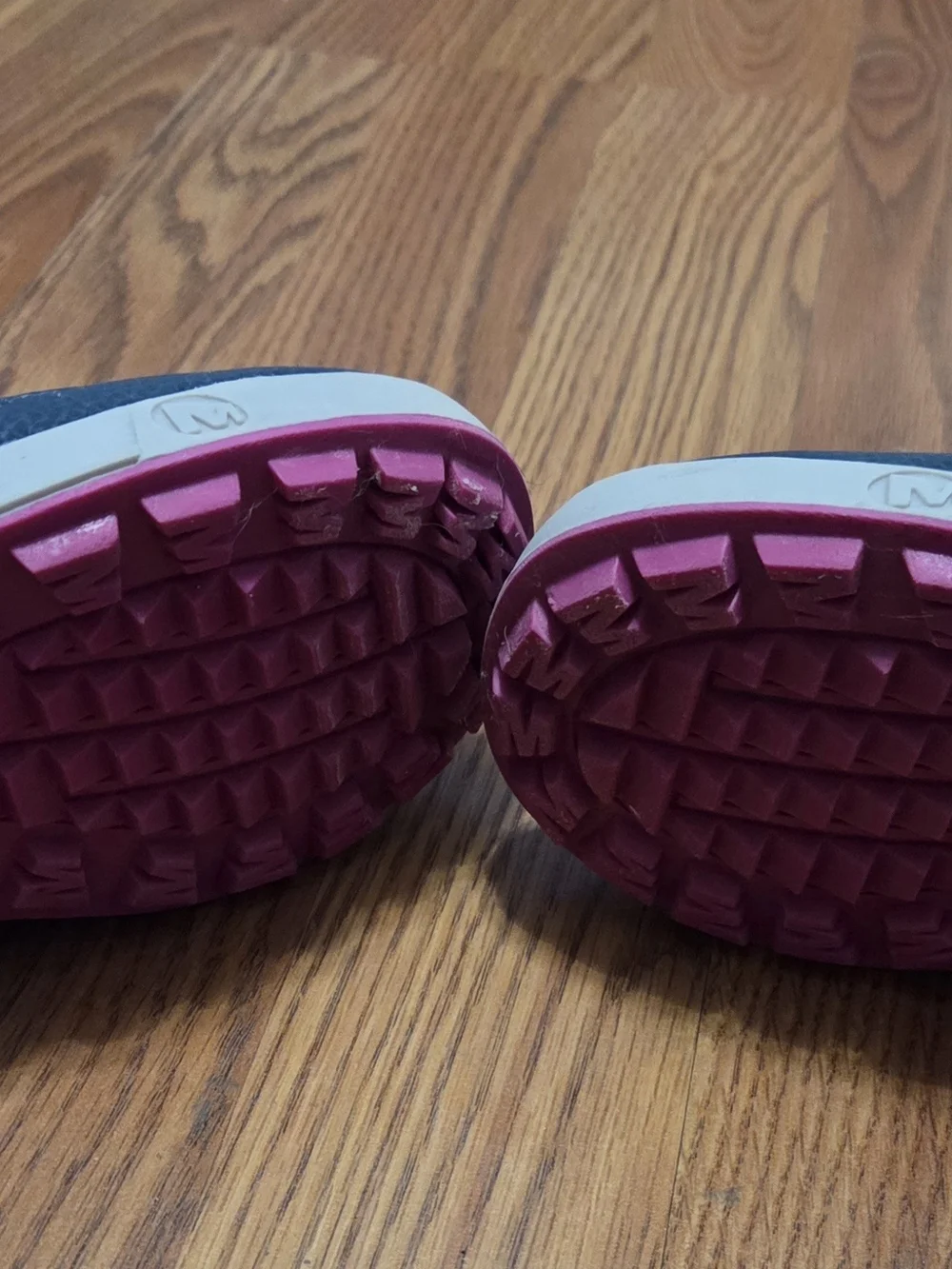 Merrell Kids Waterproof Winter Snow Boots Girls Size 2 Purple Navy Pink EU 33.5